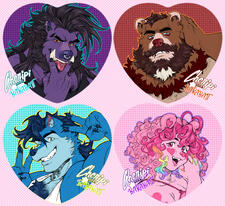 Original Character Buttons